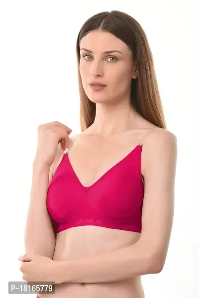 Sexy and Seamless Soft Cup Bra (Pink)