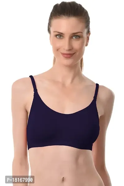 Buy Vanila B Cup Sports Bra for Women Girls-Seamless Comfortable Cotton Bra  Set- Perfect for Daily Workout Active Lifestyle-Polycotton Hosiery Fabric  Casual Sports Bra(Red, Size 36- Pack of 1) Online In India