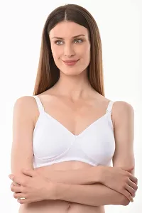 Vanila B Cup Women Cotton Feeding Maternity Bra- Seamless, Comfortable and Supportive Nursing Bra for Ladies- Made with Interlock Cloth and Hosiery Fabric - Pack of 2-thumb3