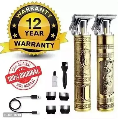 Design Trimmer(Design May Vary), Baal Katne Wali Machine / Beard Rechargeable Cordless Electric Hair Clippers Trimmer with Lithium ion 1200 mAh Battery 120 min Runtime with 3 hours Charging only, MEN-thumb0