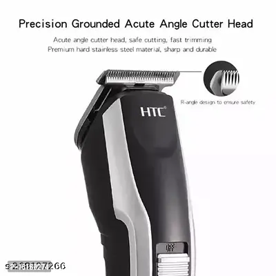 HTC -AT538 Electric Hair and beard trimmer for men Shaver Rechargeable Hair Machine adjustable for men Beard Hair Trimmer, Bal Katne Wala Machine, beard trimmer for men with 4 combs, Lubricant Oil,-thumb2