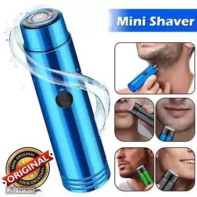 Mini Portable Electric Shaver for Men and Women,Portable Electric Shaver, Unisex Travelling Washable USB Beard Shaver and Trimmer for face,under Arms Painless Shaving Wet and Dry Use and Low-Noise-thumb0