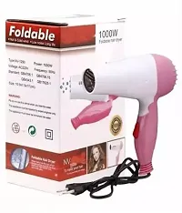 NV-1290 Foldable 1000 Watt Hair Dryer Pink-thumb2