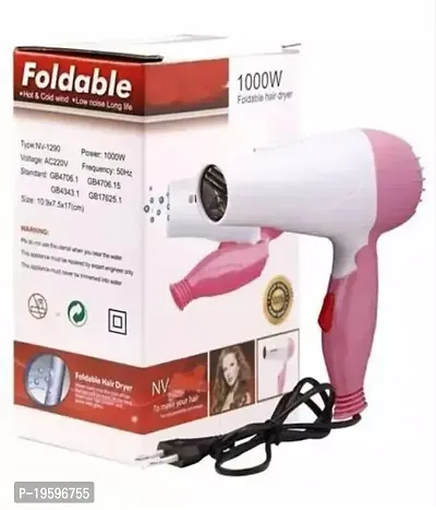 NV-1290 Foldable 1000 Watt Hair Dryer Pink-thumb3