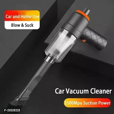 Portable Electric Nail Drill Professional Cleaner Dust Collection, Lighting 2 in 1 Car Vacuum Cleaner, 120W High-Power Handheld Wireless USB Rechargeable Vacuum Cleaner Home  Car (Black)-thumb3