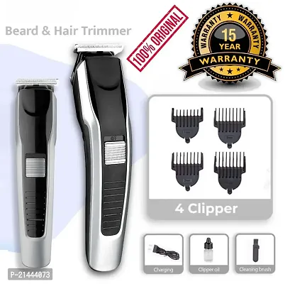 Hybrid Trimmer and Shaver with Dual Protection Technology for No Nicks and Cuts as Blade Never Touches Skin (New Model)