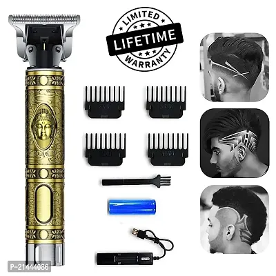 Battery Powered Smart Beard Trimmer for Men- Power adapt technology for precise trimming- Quick Charge; 20 settings; 60 min run time