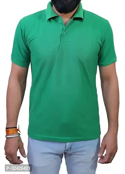 Stylish Cotton Solid Polos For Men And Boys-thumb0