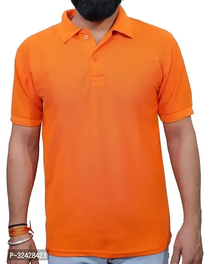 Stylish Cotton Solid Polos For Men And Boys-thumb0