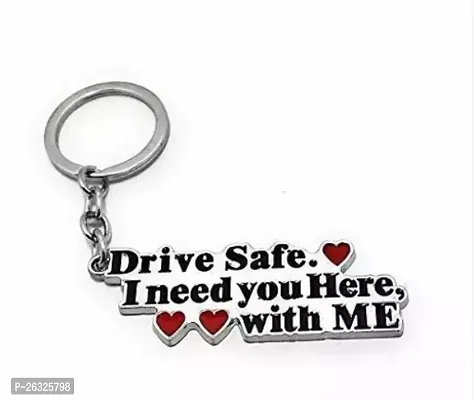 Elegant Metal Drive Safe Keychains-thumb0