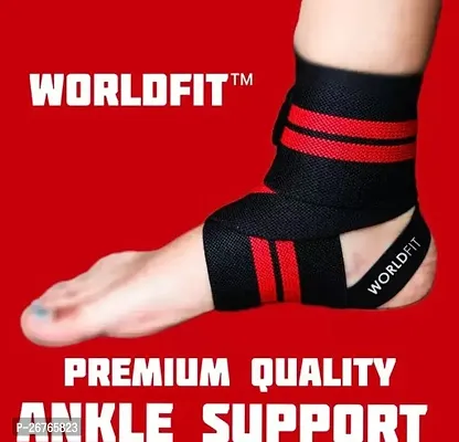 Worldfit Ankle Support Compression Brace For Injuries, Ankle Protection Guard Helpful In Pain Relief And Recovery Ankle Band-thumb0