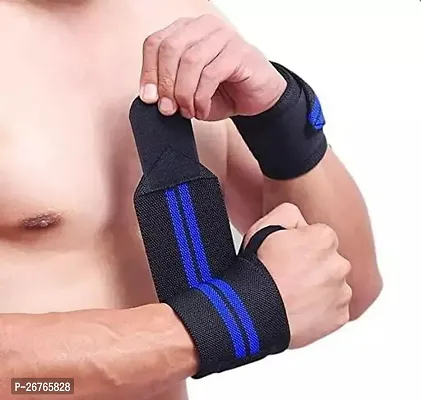 Worldfit Cotton Wrist Band For Men  Women, Wrist Supporter For Gym Wrist Wrap-Straps Gym Accessories-thumb0