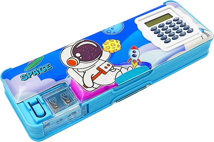 Superhero Print Pencil Box for Kids