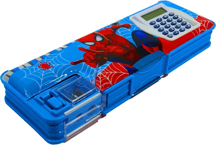 Superhero Print Pencil Box for Kids