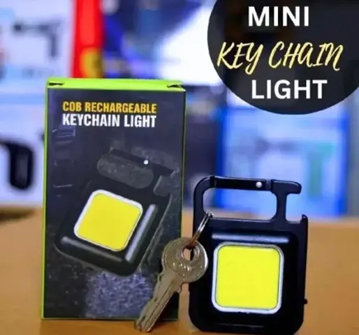 Mini Keychain Light Rechargeable Magnetic Flash Light