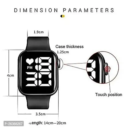 New Arrival Digital LED Dial Waterproof Wristband for Boys  Girls Watch-thumb2