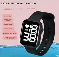 New Arrival Digital LED Dial Waterproof Wristband for Boys  Girls Watch-thumb3