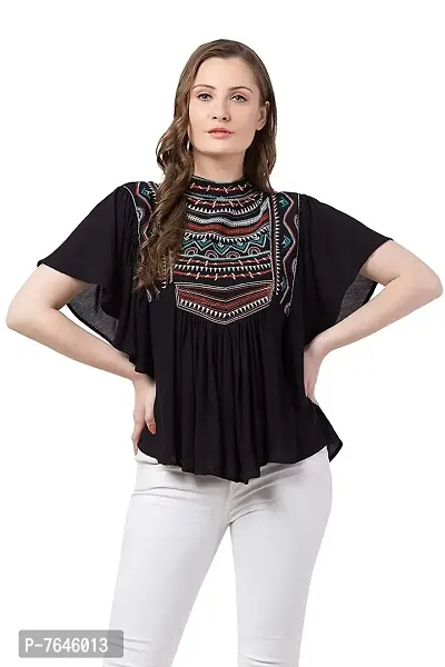 Women's top | Designer Tops and Tunics Embroidered Top-thumb0