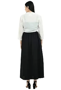 AR Urbaneez Women Special Look Fancy Elegant Casual and Function wear Elegant Dress with White Shrug-thumb1