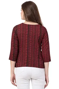 ShopLook ~ Women's Casual top (Maroon, XX-Large)-thumb4