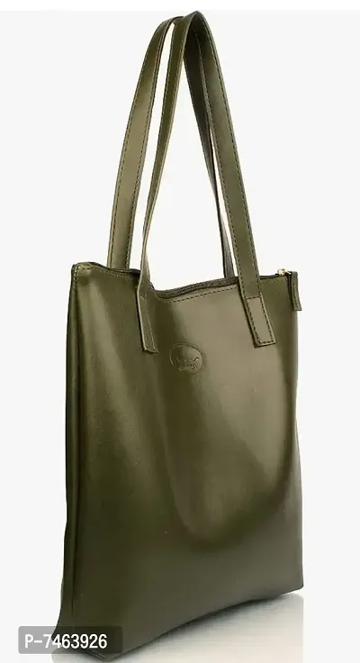 Stylish Fancy PU Solid Regular Size Shoulder Handbag For Women-thumb2