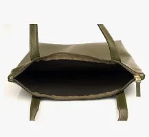 Stylish Fancy PU Solid Regular Size Shoulder Handbag For Women-thumb3