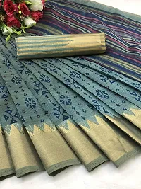 S F Fashion Banarasi Silk Saree With unstich Blouse piece for party festive traditional ceremoney wear below rs 500-1500 (Ziya - DGREEN)-thumb4