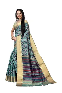 S F Fashion Banarasi Silk Saree With unstich Blouse piece for party festive traditional ceremoney wear below rs 500-1500 (Jem - Dgreen)-thumb4