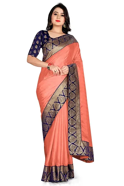 Alluring Pure Silk Saree with Blouse piece 