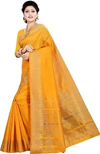 S F Fashion Banarasi Silk Saree With unstich Blouse piece for party festive traditional ceremoney wear below rs 500-1500 (ASAM PLIAN - Musterd)-thumb2
