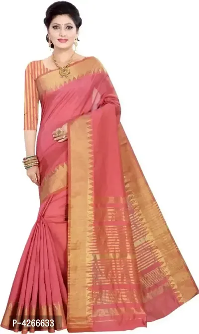 Attractive Cotton Asam Silk Saree With cotton desinable blouse