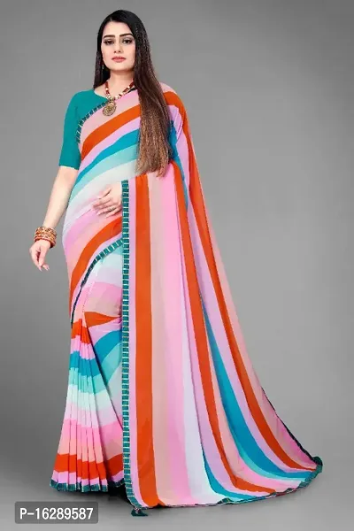 Printed Bollywood Georgette Saree-thumb0