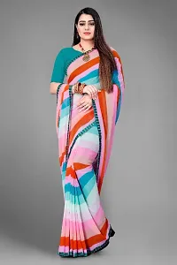 Printed Bollywood Georgette Saree-thumb1