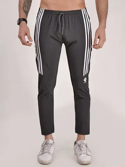 Elegant Striped Track Pants For Men