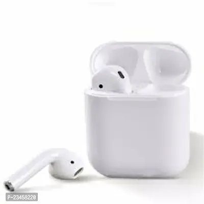 i12 TWS Wireless Stereo Earphones Bluetooth Airpods Bluetooth Headset (White, In the Ear) , with free charging cable-thumb4