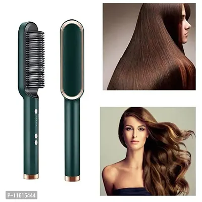 Electric Straight Comb Hair Straightener/Hair Styler Brush for Women-thumb0
