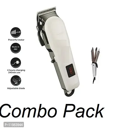 THE PROFESSIONAL 809 TRIMMER WITH 3 IN 1 HAIR STRAIGHTENER IN MULTI COLOR COMBO PACK