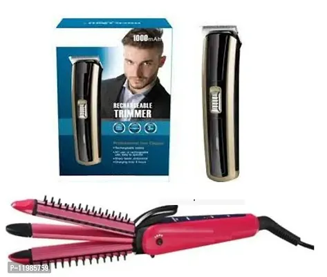 THE PROFESSIONAL 9056 TRIMMER WITH 3 IN 1 HAIR STRAIGHTENER IN MULTI COLOR COMBO PACK