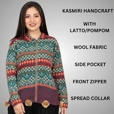 Buy PYRO SPIRIT Wool Sweater For Women Women Zipper sweater