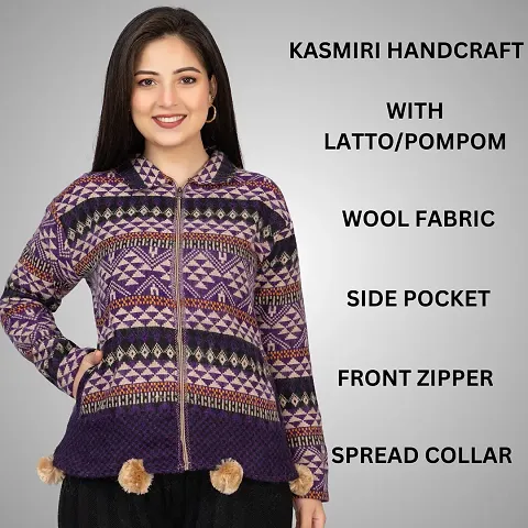 Buy PYRO SPIRIT Wool Sweater For Women Women Zipper sweater