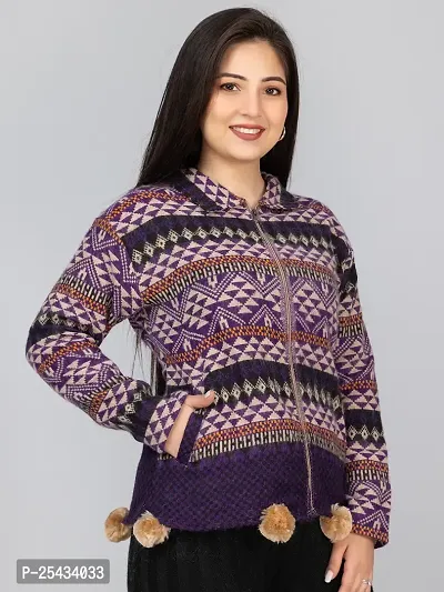 Buy Pyro Spirit Wool Sweater For Women Women Zipper Sweater Kashmiri Sweater Cardigans bust Size 38 To 40 Online In India At Discounted Prices