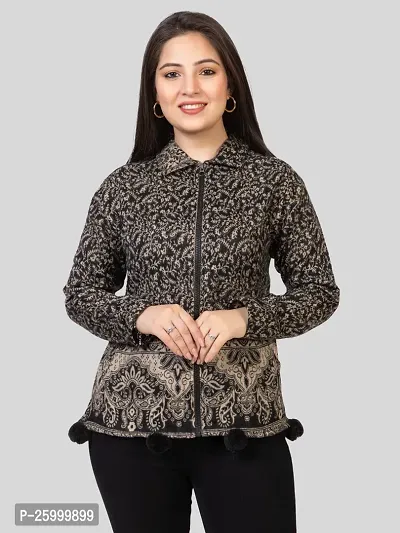 Designer Elegant Kashmiri Sweater For Women  Girls-thumb0