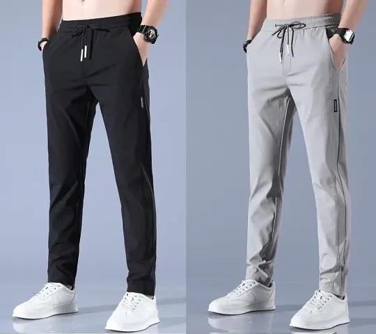 Best Selling Polyester Joggers For Men Pack of 2