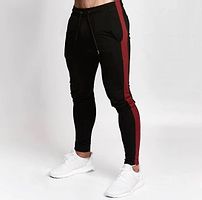 Men's Multicoloured Polyester Blend Self Pattern Slim Fit Joggers (Pack of 2)-thumb1