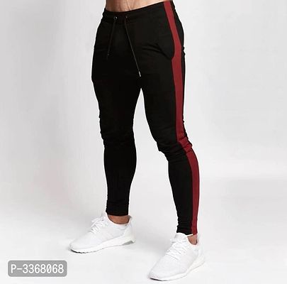 Men's Multicoloured Polyester Blend Self Pattern Slim Fit Joggers (Pack of 2)-thumb2