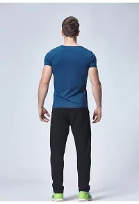 Stylish Cotton Blend Regular Men Trackpants-thumb1