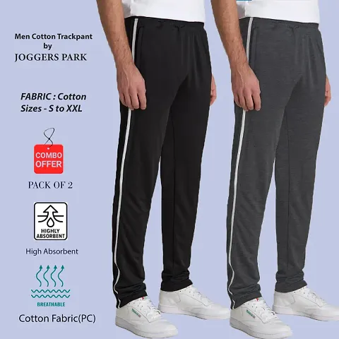 Hot Selling Cotton Blend Regular Track Pants For Men 