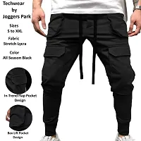 Joggers Park Mens Pack of 2 Tech Wear Pants-thumb1