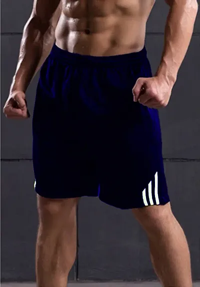 Men Polyester Regular Fit Sports Shorts