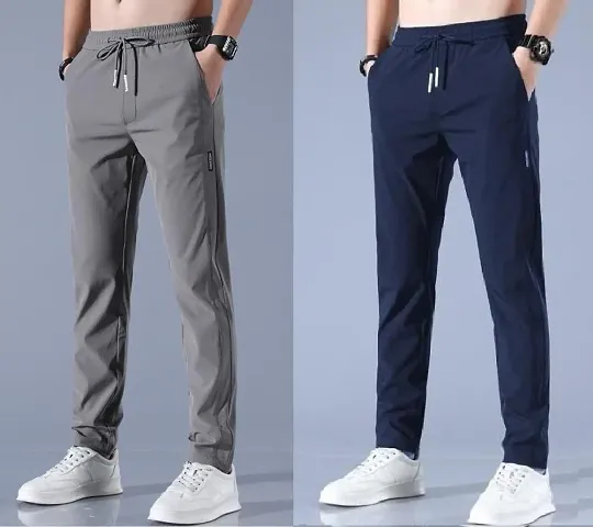 Best Selling Polyester Joggers For Men Pack of 2